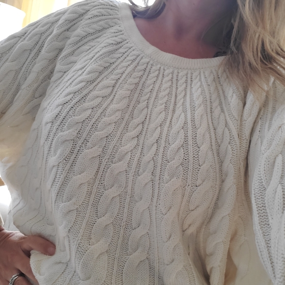 Trina Turk Sweaters - Designer cream 100% Merino wool sweater